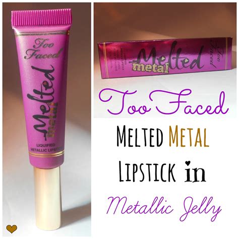 Too Faced Melted Metal Liquified Lipstick Review